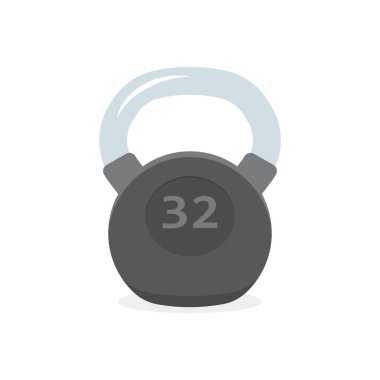 Kettlebell simge vektör