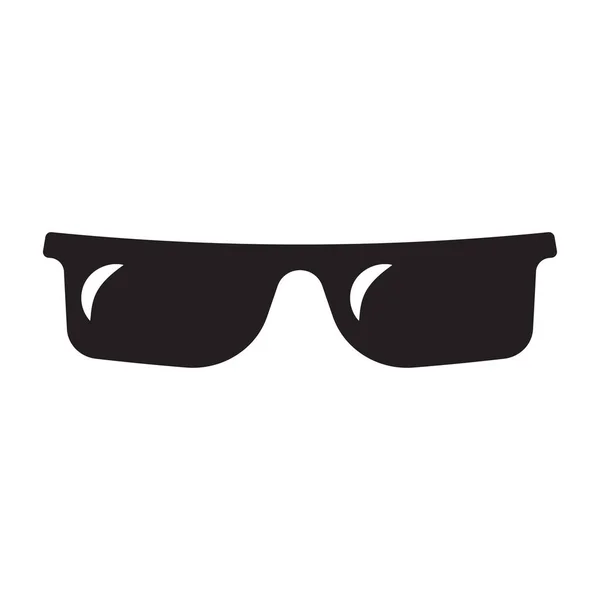 Gafas de sol aisladas sobre fondo blanco. Vector — Vector de stock