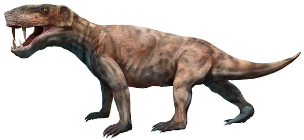 Brachiosaurus Fom Perm Tijdperk Illustratie — Stockfoto