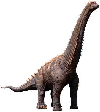 Alamosaurus dinozor 3d çizim