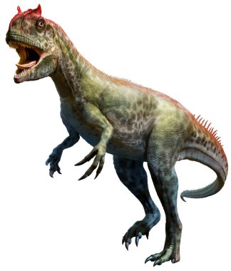 Allosaurus dinozor 3d çizim