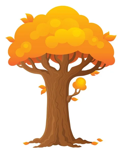 Ağaç Konu Resmi Eps10 Vektör Illüstrasyonu — Stok Vektör