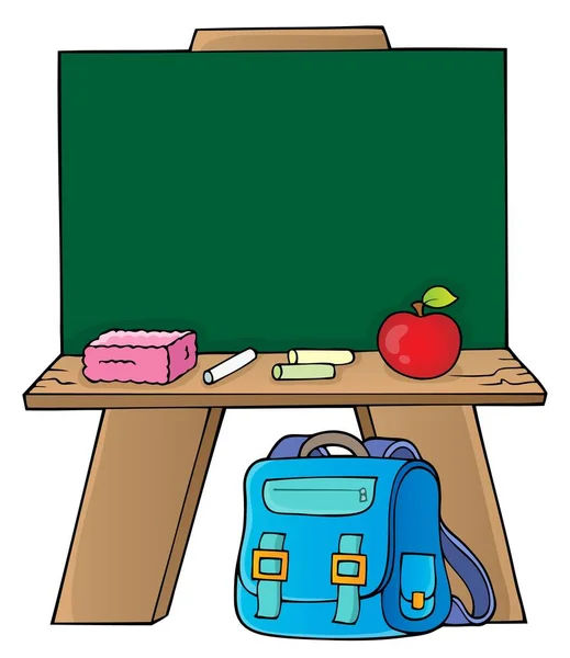 Schoolboard Thema Bild Eps10 Vektorillustration — Stockvektor