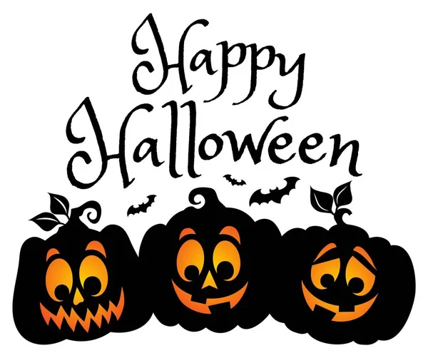 Happy Halloween Compositie Afbeelding Eps10 Vector Illustratie — Stockvector