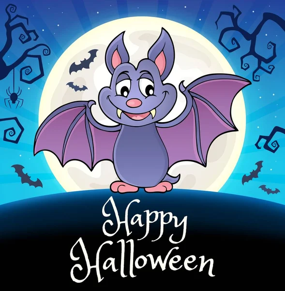 Happy Halloween Compositie Afbeelding Eps10 Vector Illustratie — Stockvector