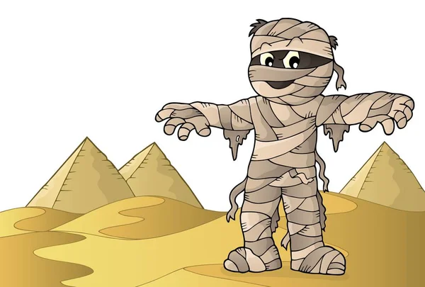 Mummy Theme Image Eps10 Vector Illustration — Stock Vector