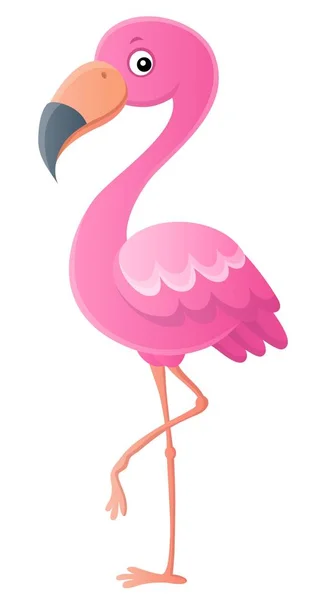 Gestileerde Flamingo Thema Afbeelding Eps10 Vector Illustratie — Stockvector