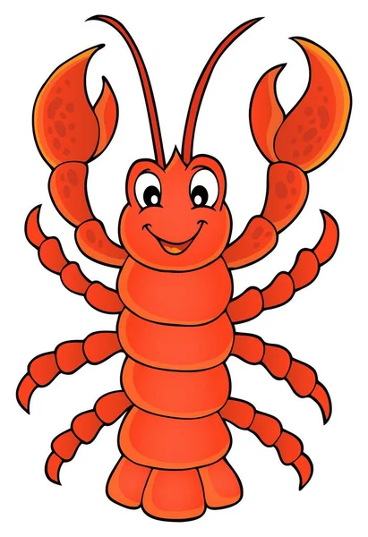 Cartoon homara motyw obrazu 1 — Wektor stockowy