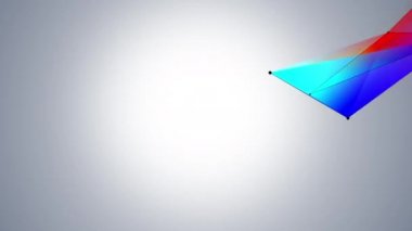 Rampa arka plan üzerinde geometrik soyutlama