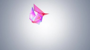 Rampa arka plan üzerinde geometrik soyutlama