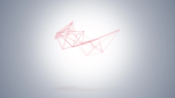 ランプの背景に幾何学的な抽象化 — ストック動画