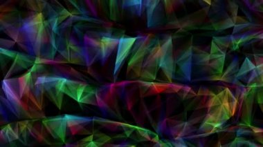 Sorunsuz döngü geometrik hareket soyut bilgisayar oluşturulan