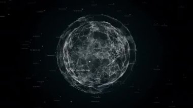 küre sorunsuz döngü animasyonda küre