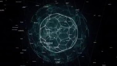 küresel ağ animasyon