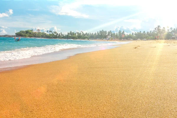 Die Küste Unawatuna Auf Der Insel Sri Lanka Indischen Ozean — Stockfoto