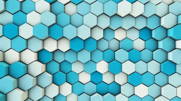 Illustration Dynamic Background Hexagonal Pipes — Stock Photo, Image