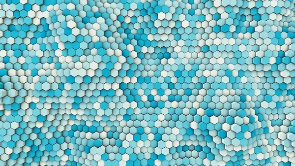 3D çizim, altıgen borular dinamik arka plan