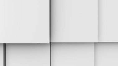 3D resim, arka plan, küpler yoğun birbirine bitişik hacimsel dalgalı hareket