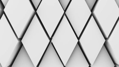 3D resim, arka plan, elmas yoğun birbirine bitişik hacimsel dalgalı hareket