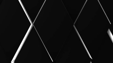 3D resim, arka plan, elmas yoğun birbirine bitişik hacimsel dalgalı hareket