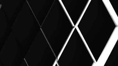 3D resim, arka plan, elmas yoğun birbirine bitişik hacimsel dalgalı hareket