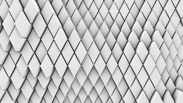 3D resim, arka plan, elmas yoğun birbirine bitişik hacimsel dalgalı hareket