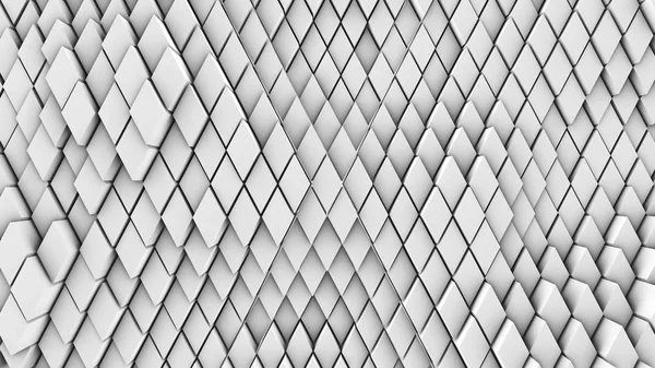 3D resim, arka plan, elmas yoğun birbirine bitişik hacimsel dalgalı hareket