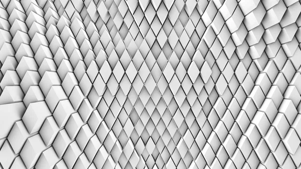 3D resim, arka plan, elmas yoğun birbirine bitişik hacimsel dalgalı hareket