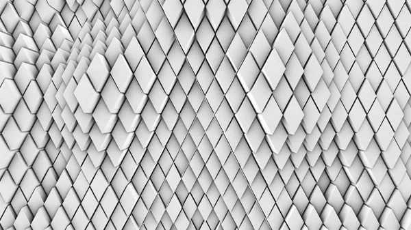 3D resim, arka plan, elmas yoğun birbirine bitişik hacimsel dalgalı hareket