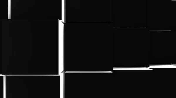 抽象背景 立方体的体积起伏移动 彼此紧密相邻 — 图库照片