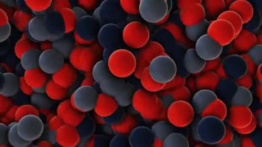 4 k Soyut animasyon 3D çalkantılı arka plan