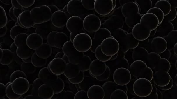 Трехмерный турбулентный фон, 4k абстрактная анимация — стоковое видео
