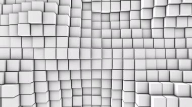 4 k Soyut animasyon 3D çalkantılı arka plan