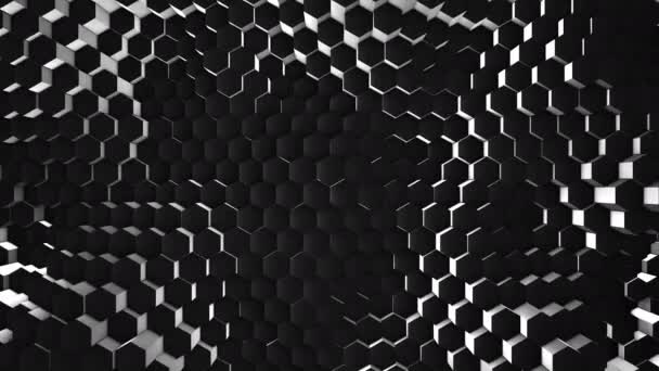 Трехмерный турбулентный фон, 4k абстрактная анимация — стоковое видео