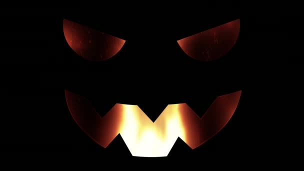 Анимация для праздничного Хэллоуина — стоковое видео