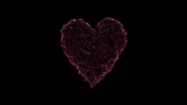 Kalp şeklindeki dalgalı yüzeyi