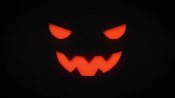 Animation für den Feiertag Halloween — Stockvideo