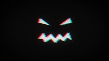 resmi tatil için Cadılar Bayramı, Cadılar Bayramı Balkabağı aksaklık etkisi ile gece silüeti