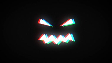 resmi tatil için Cadılar Bayramı, Cadılar Bayramı Balkabağı aksaklık etkisi ile gece silüeti