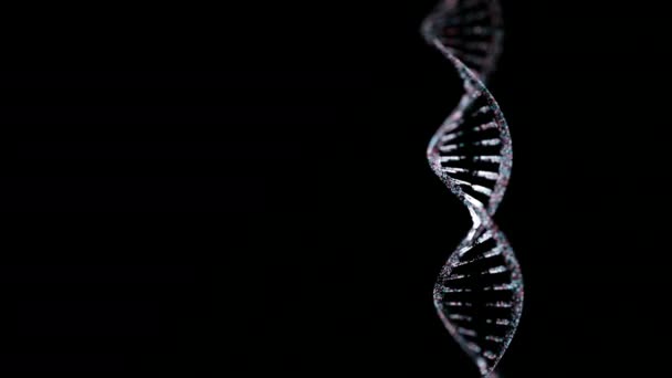Ланцюг структури ДНК — стокове відео
