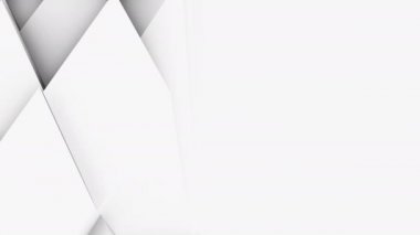 Soyut elmas geometrik yüzey, hafif parlak temiz en az rhombic ızgara desen, saf duvar mimari beyaz hareketli arka plan tuval sallayarak rasgele