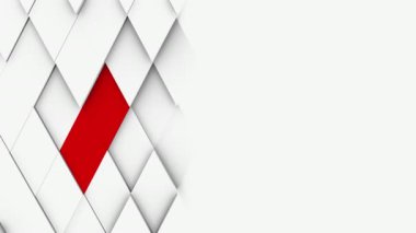 Soyut poligonal geometrik yüzey, beyaz en az poligonal ızgara desen bazı renk eleman, beyaz tasarım alanı ile saf mimari duvar hareket arka plan tuval sallayarak rastgele ile