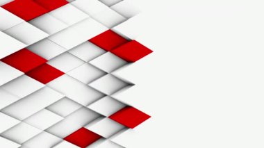 Bazı renkli unsurlar ile beyaz en az poligonal ızgara desen