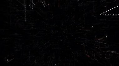 Bulut teknoloji, küresel bilgi işlem sembolü bulut bu geliştirme, rasgele sayılar ve diğer öğeleri hangi Soyut 3d bilgi teknolojisi animasyon oluşturma