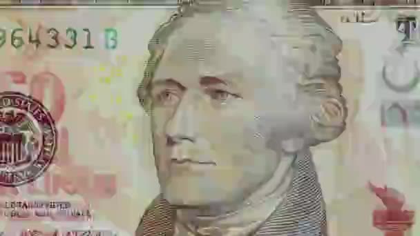 Wylać 30 różnych banknotów — Wideo stockowe