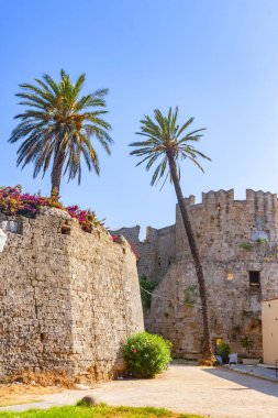 Rodos, Yunanistan'ın ortaçağ kentin sur