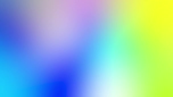 Multicolored slow motion gradient background — Stock Video