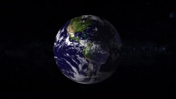 Aarde is de derde planeet vanaf de zon — Stockvideo