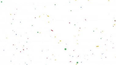 patlama konfeti, animasyon tebrik video