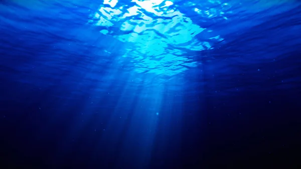 Luz bajo el agua — Foto de Stock